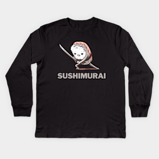 Sushimurai warrior Kids Long Sleeve T-Shirt